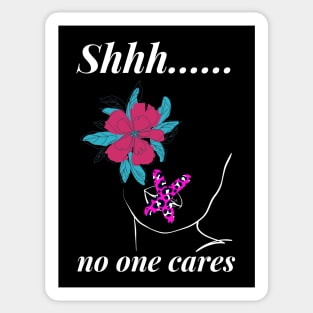 No one cares Sticker